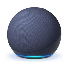 Amazon Echo Dot (5th Generation) - Smart Speaker - Deep Sea Blue - Enhance Your Home with Crystal Clear Sound and Smart Features
